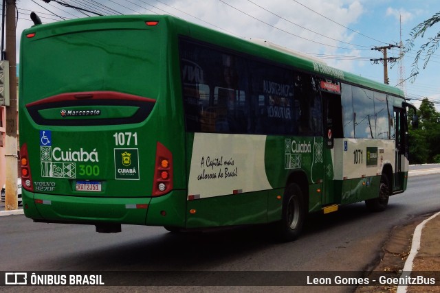 Viação Paraense Cuiabá Transportes 1071 na cidade de Cuiabá, Mato Grosso, Brasil, por Leon Gomes. Número da foto: #9692838.