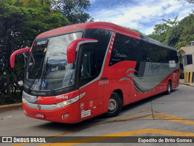 Empresa de Ônibus Pássaro Marron 5944 na cidade de São Paulo, São Paulo, Brasil, por Espedito de Brito Gomes. ID da foto: 9691707.