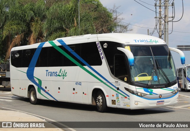 Translife Transportadora Turistica 4142 na cidade de São Paulo, São Paulo, Brasil, por Vicente de Paulo Alves. Número da foto: #9693237.