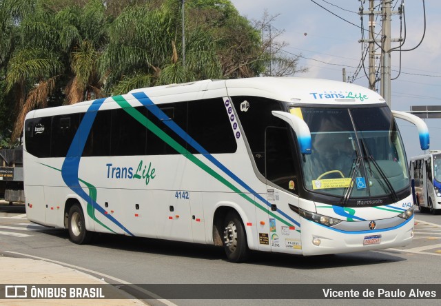 Translife Transportadora Turistica 4142 na cidade de São Paulo, São Paulo, Brasil, por Vicente de Paulo Alves. ID da foto: 9693237.