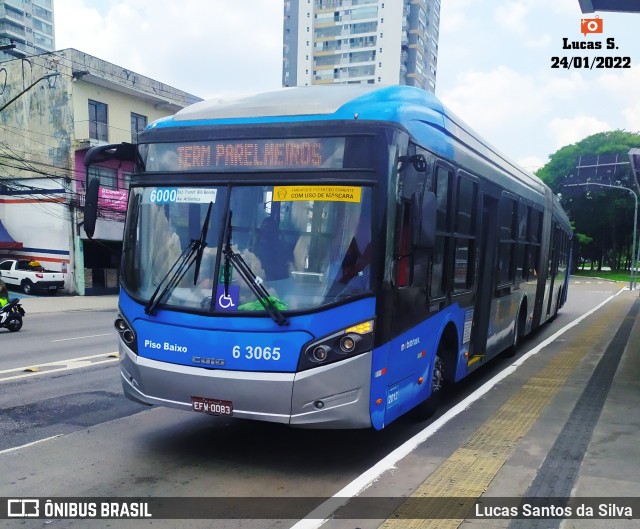 Viação Paratodos > São Jorge > Metropolitana São Paulo > Mobibrasil 6 3065 na cidade de São Paulo, São Paulo, Brasil, por Lucas Santos da Silva. Número da foto: #9692188.