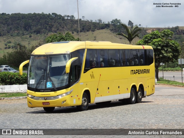 Viação Itapemirim 60021 na cidade de João Monlevade, Minas Gerais, Brasil, por Antonio Carlos Fernandes. ID da foto: 9692234.