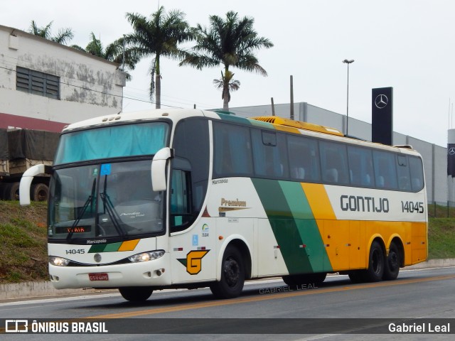 Empresa Gontijo de Transportes 14045 na cidade de Formiga, Minas Gerais, Brasil, por Gabriel Leal. ID da foto: 9692458.