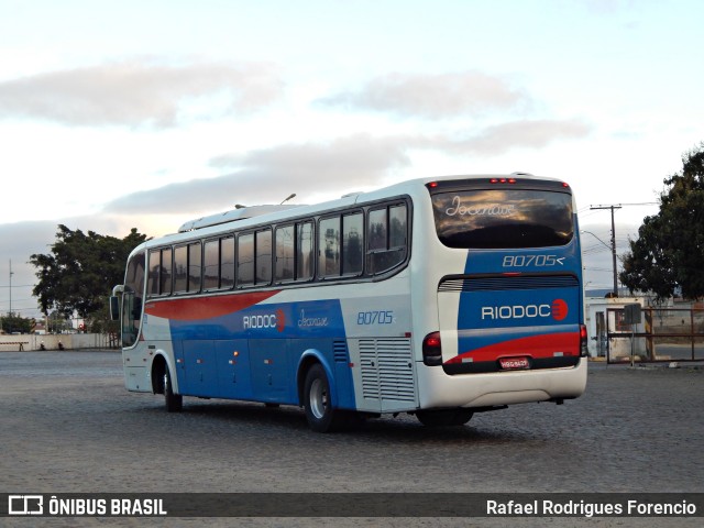 Viação Riodoce 80705 na cidade de Vitória da Conquista, Bahia, Brasil, por Rafael Rodrigues Forencio. ID da foto: 9693872.