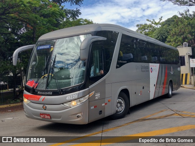 Empresa de Ônibus Pássaro Marron 45220 na cidade de São Paulo, São Paulo, Brasil, por Espedito de Brito Gomes. Número da foto: #9691702.