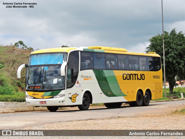 Empresa Gontijo de Transportes 14550 na cidade de João Monlevade, Minas Gerais, Brasil, por Antonio Carlos Fernandes. ID da foto: 9693049.