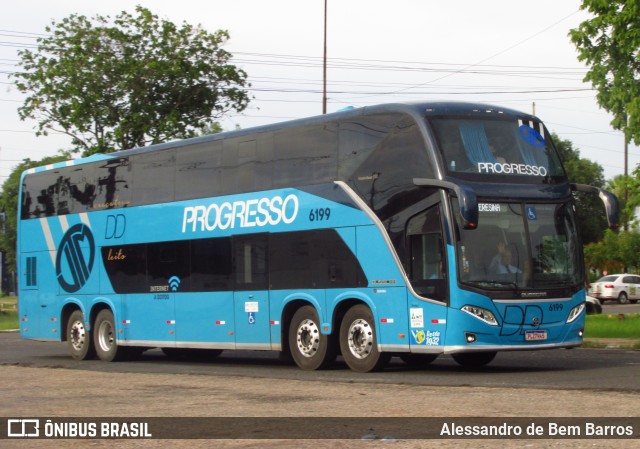 Auto Viação Progresso 6199 na cidade de Teresina, Piauí, Brasil, por Alessandro de Bem Barros. ID da foto: 9696605.