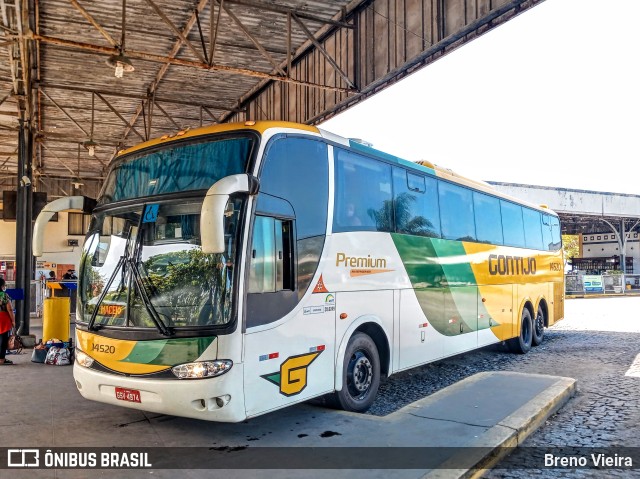 Empresa Gontijo de Transportes 14520 na cidade de Campos dos Goytacazes, Rio de Janeiro, Brasil, por Breno Vieira. ID da foto: 9695397.