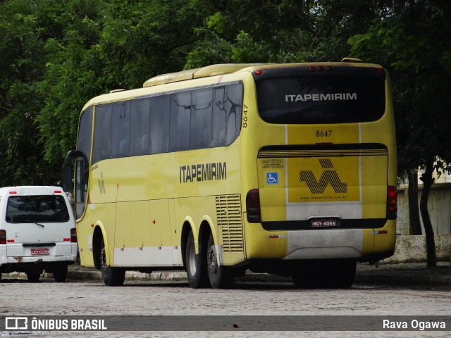 Viação Itapemirim 8647 na cidade de Vitória da Conquista, Bahia, Brasil, por Rava Ogawa. ID da foto: 9695377.