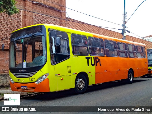 TUPi Transportes Urbanos Piracicaba 8157 na cidade de Piracicaba, São Paulo, Brasil, por Henrique Alves de Paula Silva. Número da foto: #9696250.