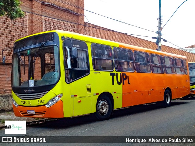 TUPi Transportes Urbanos Piracicaba 8157 na cidade de Piracicaba, São Paulo, Brasil, por Henrique Alves de Paula Silva. ID da foto: 9696250.