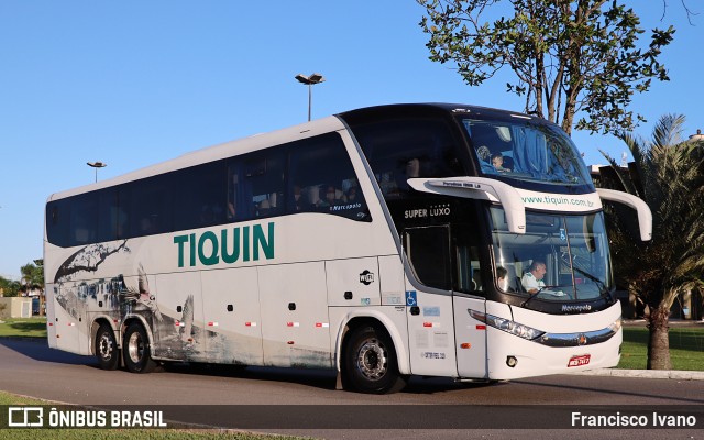 Transporte e Turismo Tiquin 3375 na cidade de Florianópolis, Santa Catarina, Brasil, por Francisco Ivano. ID da foto: 9696454.