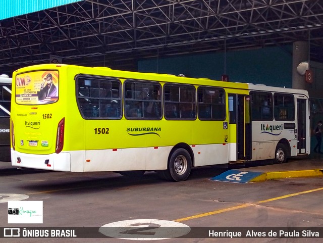 Viação Itaqueri 1502 na cidade de Piracicaba, São Paulo, Brasil, por Henrique Alves de Paula Silva. ID da foto: 9697489.