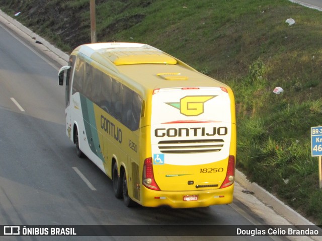 Empresa Gontijo de Transportes 18250 na cidade de Belo Horizonte, Minas Gerais, Brasil, por Douglas Célio Brandao. ID da foto: 9697059.