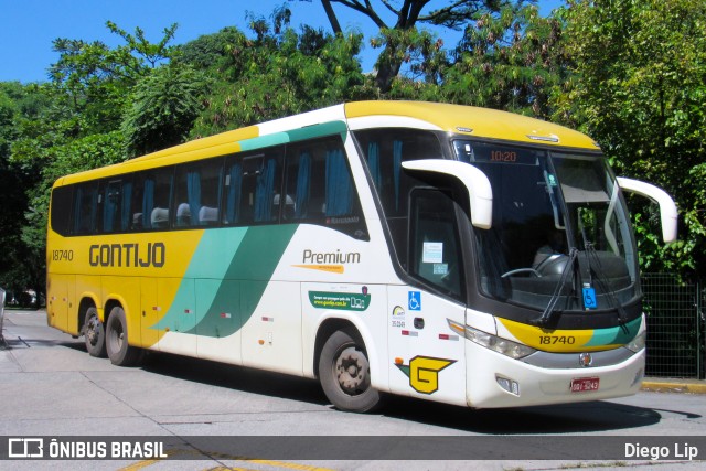 Empresa Gontijo de Transportes 18740 na cidade de São Paulo, São Paulo, Brasil, por Diego Lip. ID da foto: 9695389.