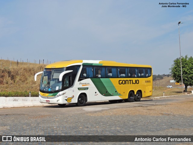 Empresa Gontijo de Transportes 18165 na cidade de João Monlevade, Minas Gerais, Brasil, por Antonio Carlos Fernandes. ID da foto: 9694850.