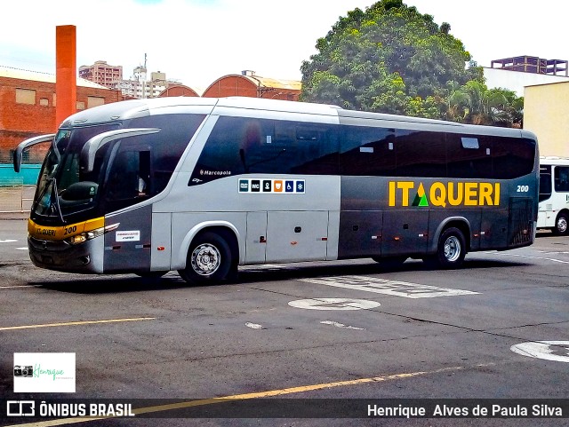 Viação Itaqueri 200 na cidade de Piracicaba, São Paulo, Brasil, por Henrique Alves de Paula Silva. ID da foto: 9697487.