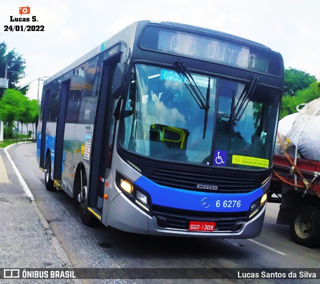 Transwolff Transportes e Turismo 6 6276 na cidade de São Paulo, São Paulo, Brasil, por Lucas Santos da Silva. Número da foto: #9695680.