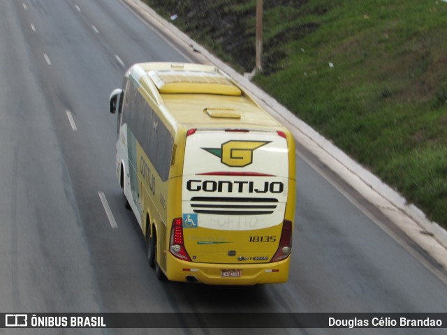 Empresa Gontijo de Transportes 18135 na cidade de Belo Horizonte, Minas Gerais, Brasil, por Douglas Célio Brandao. ID da foto: 9696919.