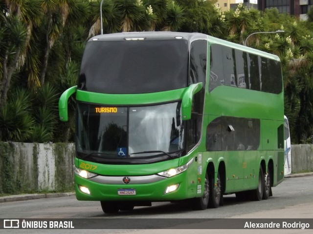 Ônibus Particulares 2017 na cidade de Curitiba, Paraná, Brasil, por Alexandre Rodrigo. ID da foto: 9695015.