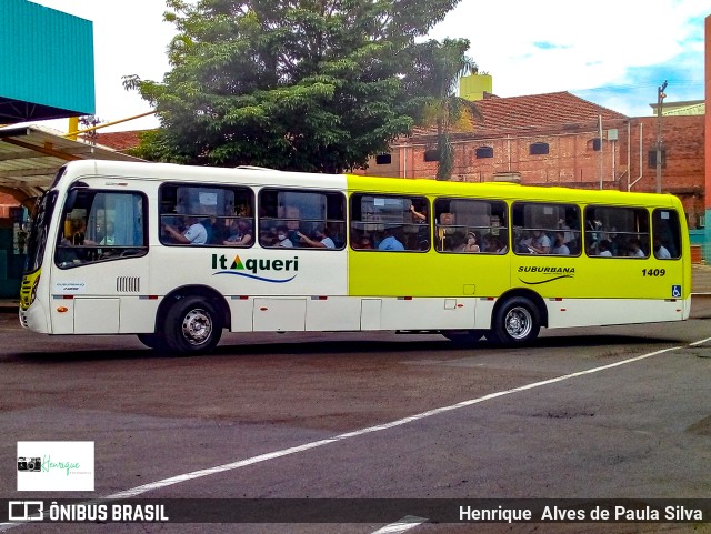 Viação Itaqueri 1409 na cidade de Piracicaba, São Paulo, Brasil, por Henrique Alves de Paula Silva. ID da foto: 9697492.