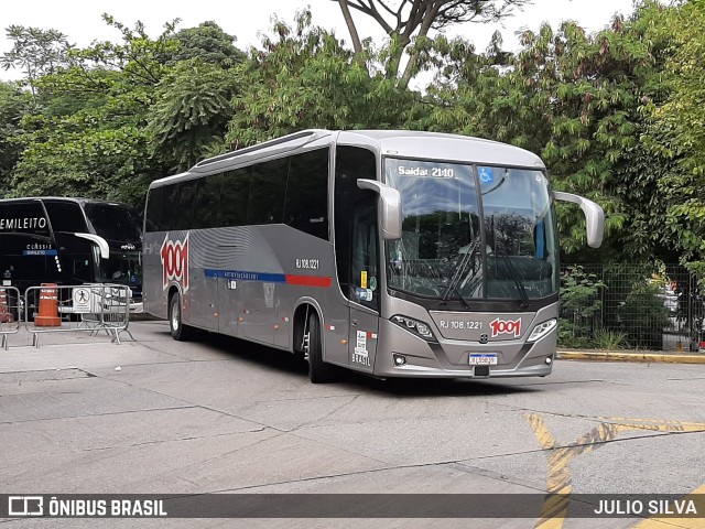 Auto Viação 1001 RJ 108.1221 na cidade de São Paulo, São Paulo, Brasil, por JULIO SILVA. ID da foto: 9694693.