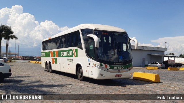 Empresa Gontijo de Transportes 21750 na cidade de Roseira, São Paulo, Brasil, por Erik Louhan. ID da foto: 9695307.