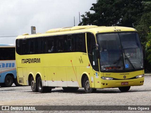 Viação Itapemirim 8647 na cidade de Vitória da Conquista, Bahia, Brasil, por Rava Ogawa. Número da foto: #9695596.