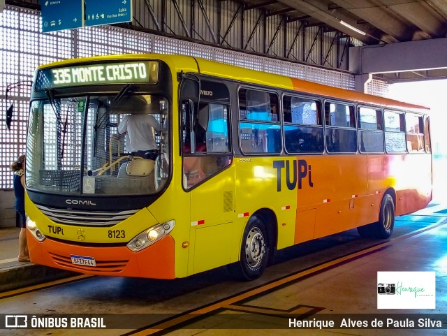 TUPi Transportes Urbanos Piracicaba 8123 na cidade de Piracicaba, São Paulo, Brasil, por Henrique Alves de Paula Silva. Número da foto: #9696311.