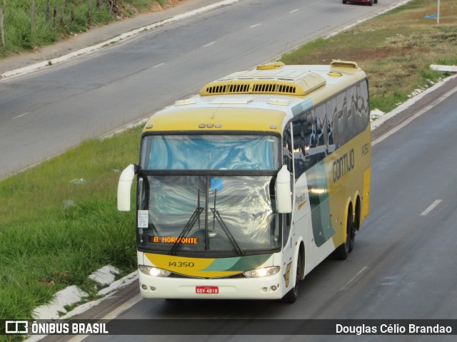 Empresa Gontijo de Transportes 14350 na cidade de Belo Horizonte, Minas Gerais, Brasil, por Douglas Célio Brandao. ID da foto: 9697063.