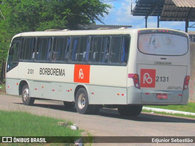 Borborema Imperial Transportes 2131 na cidade de Recife, Pernambuco, Brasil, por Edjunior Sebastião. ID da foto: 9696983.