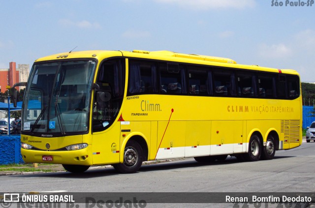 Viação Itapemirim 8849 na cidade de São Paulo, São Paulo, Brasil, por Renan  Bomfim Deodato. Número da foto: #9695994.