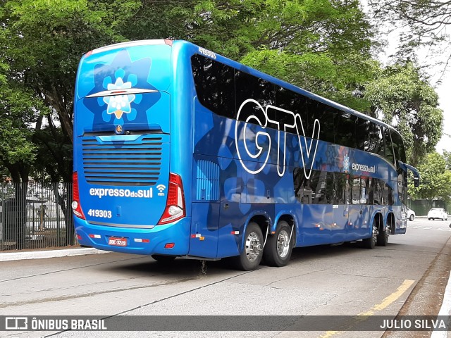 Expresso do Sul 419303 na cidade de São Paulo, São Paulo, Brasil, por JULIO SILVA. Número da foto: #9700586.