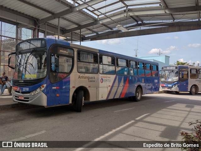 Viação Cidade de Caieiras 22110 na cidade de Franco da Rocha, São Paulo, Brasil, por Espedito de Brito Gomes. Número da foto: #9699930.
