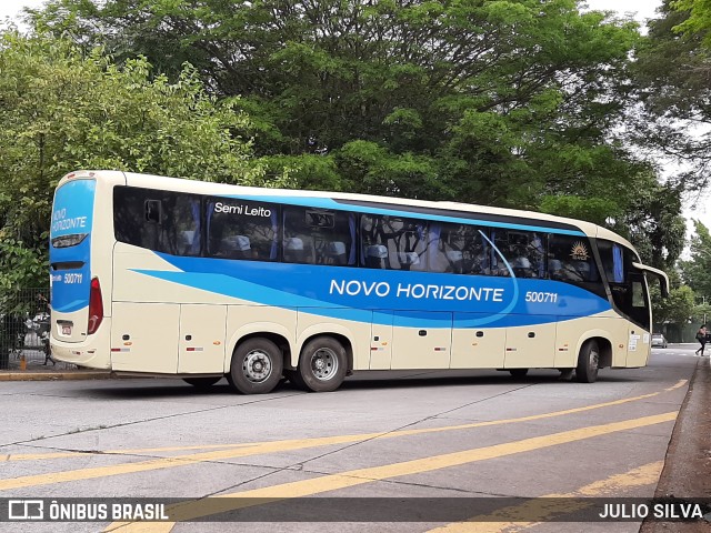 Viação Novo Horizonte 500711 na cidade de São Paulo, São Paulo, Brasil, por JULIO SILVA. ID da foto: 9700410.