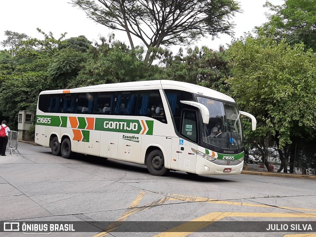 Empresa Gontijo de Transportes 21665 na cidade de São Paulo, São Paulo, Brasil, por JULIO SILVA. ID da foto: 9700422.