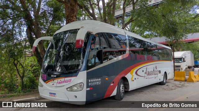 Amanhecer Transportes e Turismo 518 na cidade de Caieiras, São Paulo, Brasil, por Espedito de Brito Gomes. Número da foto: #9699997.