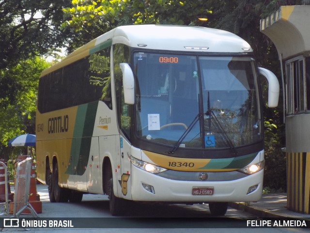 Empresa Gontijo de Transportes 18340 na cidade de São Paulo, São Paulo, Brasil, por FELIPE ALMEIDA. ID da foto: 9697685.