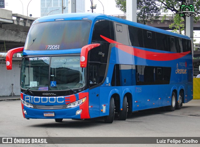 Viação Riodoce 772051 na cidade de Rio de Janeiro, Rio de Janeiro, Brasil, por Luiz Felipe Coelho. Número da foto: #9700042.