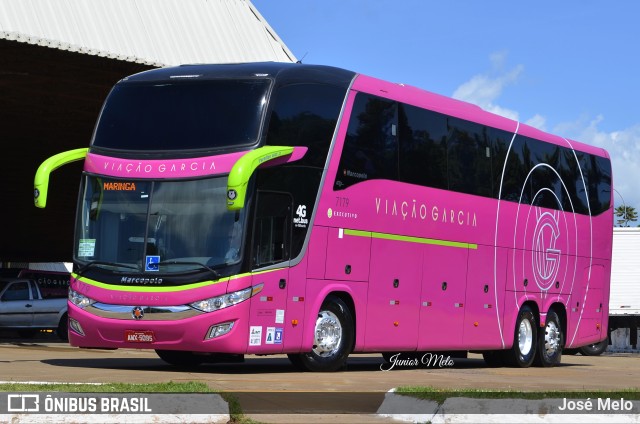 Viação Garcia 7179 na cidade de Maringá, Paraná, Brasil, por José Melo. Número da foto: #9700895.