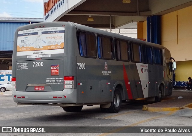 Empresa de Ônibus Vila Elvio 7200 na cidade de Sorocaba, São Paulo, Brasil, por Vicente de Paulo Alves. ID da foto: 9698850.