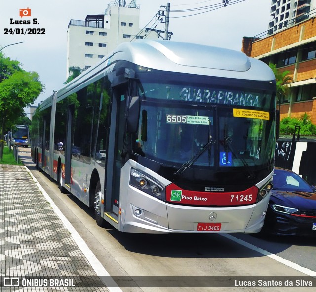 Viação Campo Belo 7 1245 na cidade de São Paulo, São Paulo, Brasil, por Lucas Santos da Silva. Número da foto: #9698241.