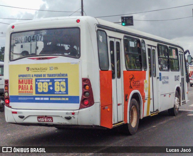 Transportes Barata 00407 na cidade de Ananindeua, Pará, Brasil, por Lucas Jacó. Número da foto: #9700852.