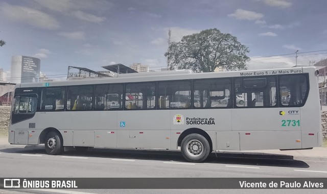 City Transporte Urbano Intermodal Sorocaba 2731 na cidade de Sorocaba, São Paulo, Brasil, por Vicente de Paulo Alves. Número da foto: #9698953.