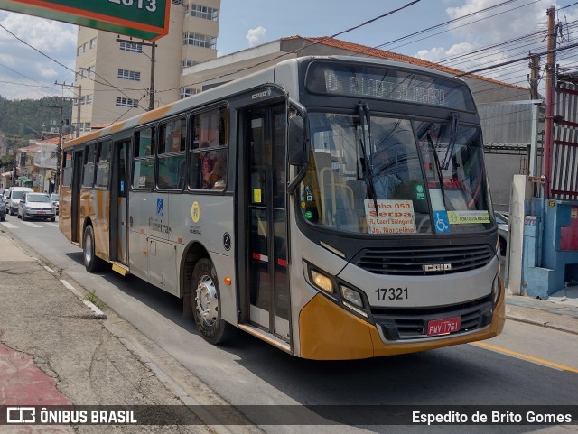 Viação Cidade de Caieiras 17321 na cidade de Caieiras, São Paulo, Brasil, por Espedito de Brito Gomes. ID da foto: 9699976.