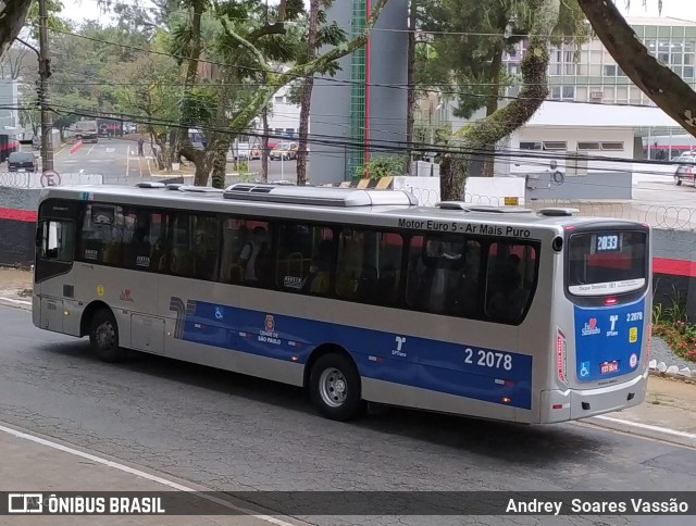 Sambaíba Transportes Urbanos 2 2078 na cidade de São Paulo, São Paulo, Brasil, por Andrey  Soares Vassão. Número da foto: #9700840.