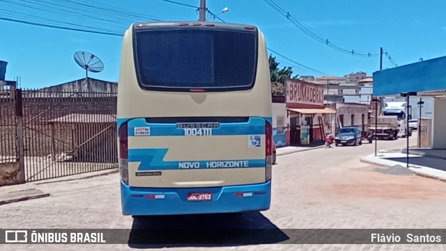 Viação Novo Horizonte 1004111 na cidade de Barra da Estiva, Bahia, Brasil, por Flávio  Santos. ID da foto: 9698176.