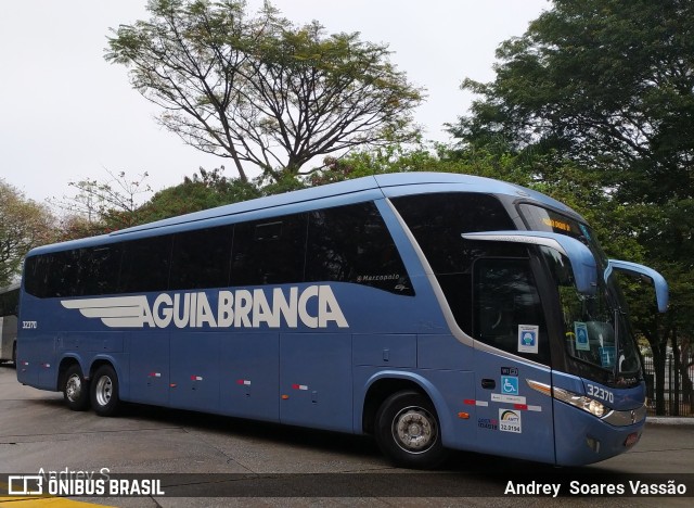 Viação Águia Branca 32370 na cidade de São Paulo, São Paulo, Brasil, por Andrey  Soares Vassão. ID da foto: 9700810.