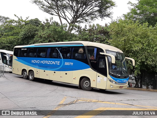Viação Novo Horizonte 500711 na cidade de São Paulo, São Paulo, Brasil, por JULIO SILVA. Número da foto: #9700451.