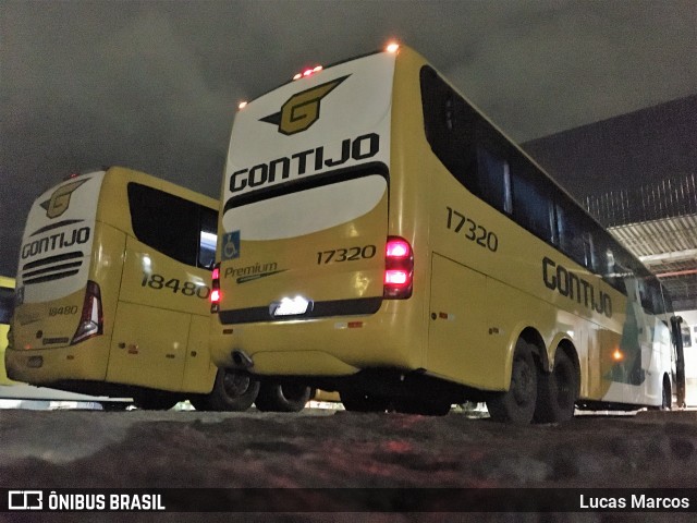 Empresa Gontijo de Transportes 17320 na cidade de Viana, Espírito Santo, Brasil, por Lucas Marcos. Número da foto: #9700882.